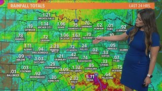 DFW weather: Thunderstorms move down to Waco as rain clears out of North Texas