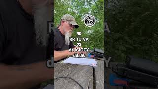 Two Parks on the Air Morse Code Contacts with KQ4PAK and K8DSS #HamRadio