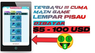 BARU !! CUMA MAIN GAME LEMPAR PISAU DIBAYAR DENGAN DOLLAR !!! screenshot 4