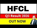 HFCL q3 result 2026 I HFCL share latest news TODAY I HFCL result today