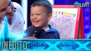 Este niño sorprende sabiéndose todos los NÚMEROS EN INGLÉS | Inéditos | Got Talent España 7 (2021)
