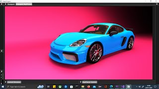 Rendering a car with my own path-tracer