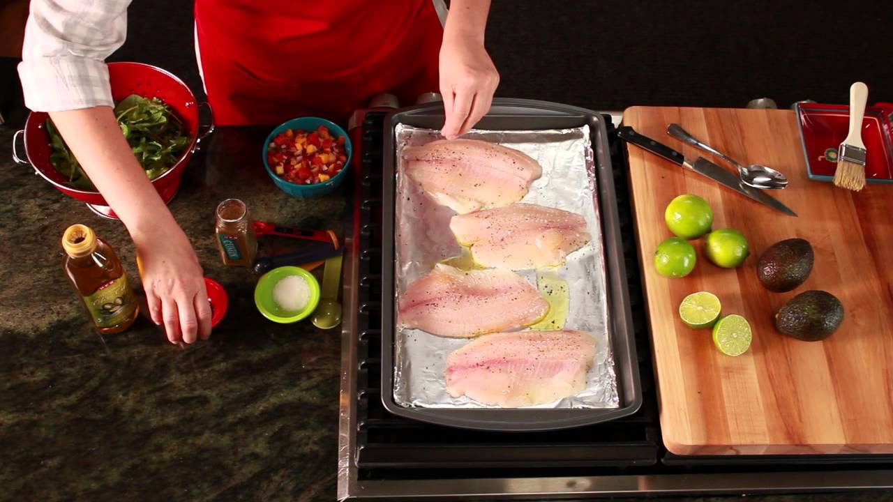HEB Seafood Tutorial How to Make Oven Baked Tilapia YouTube