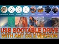 How to create a bootable USB with Any Mac OS X version - Terminal codes in the video description