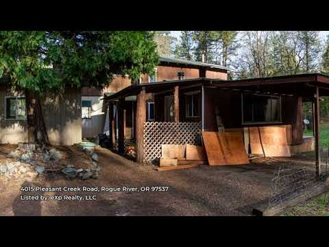 4015 Pleasant Creek Road, Rogue River, OR home video tour