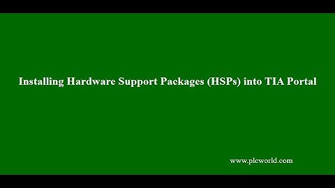 Installing Hardware Support Packages (HSPs) into TIA Portal | PLCWorld