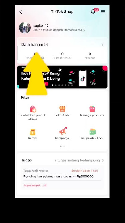 CARA MELIHAT PENJUALAN DI TIKTOK SHOP #foryou #aplikasi