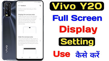 How To Vivo Y20 Full Screen Display Setting ll How To Enable Full Screen Display Vivo Y20