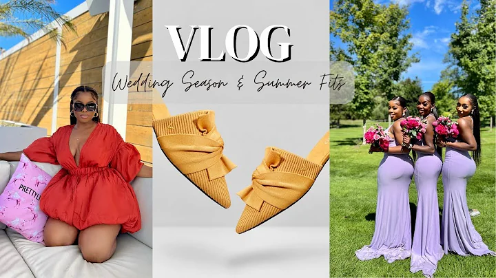 VLOG: My Friend's Emotional Wedding  Bridesmaid duties | Styling my Favourite Summer Outfits etc
