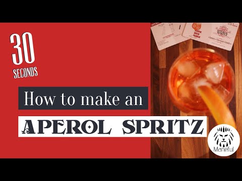 Aperol Spritz in 30 Seconds - YouTube