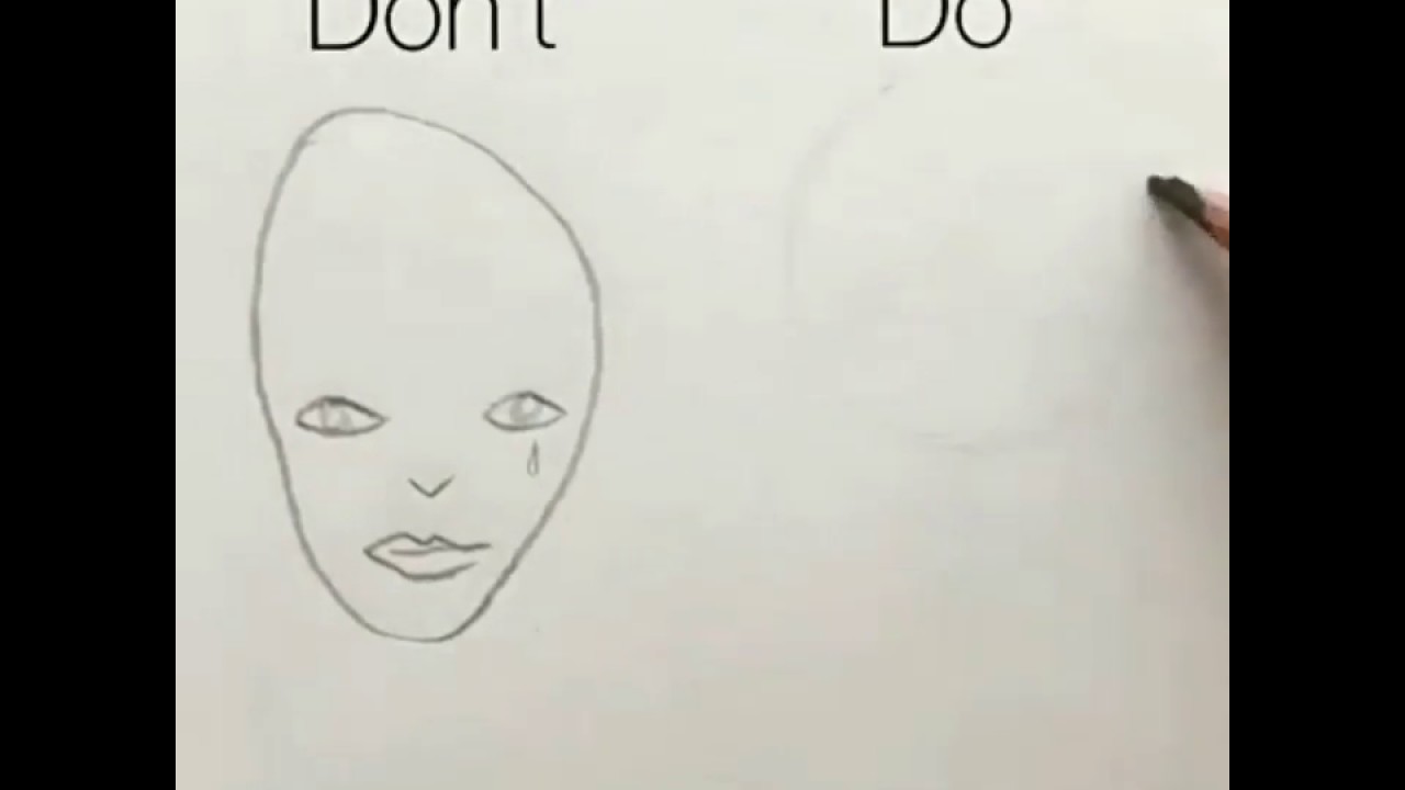 تعليم رسم وجه بالرصاص للمبتدئين - YouTube