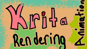 How to Render animations in Krita