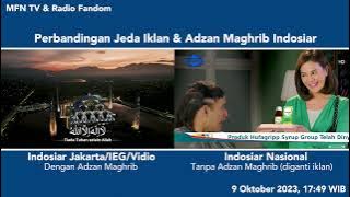Download lagu Indosiar - Perbandingan Jeda Iklan dan Adzan Maghrib | 9 Okt 2023