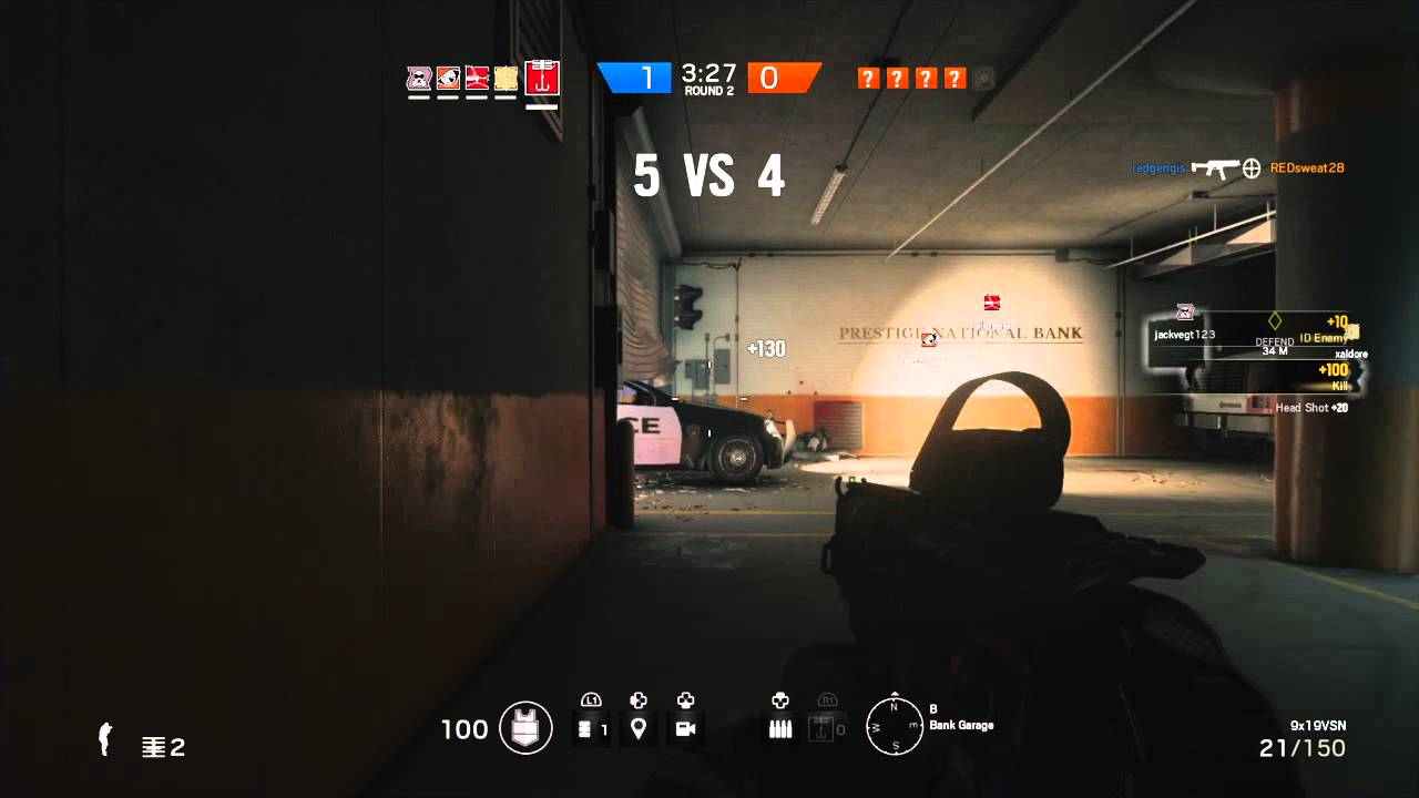 Rainbow 6 Siege Redgengis Car park prowler