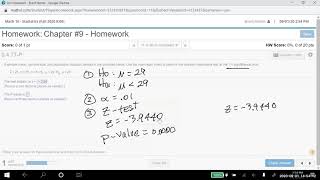 Math 10 - Sections 9.4-9.5 Using StatCrunch