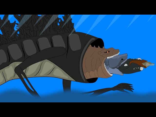 Fish Eat Fish Size Comparison - Ending With Sea Eater Zilla - YouTube