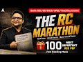 The RC Marathon: 100 Most Important RCs PDF | For Bank, SSC &amp; UPSC | By Anubhav Sir