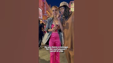 DO YOU HAVE A MESSAGE FOR THE NEXT PERSON I SPEAK TO ❓❓😭#funny #public #viral