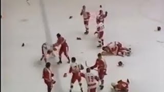 The legendary fight in the history of hockey: USSR - Canada, 1987.