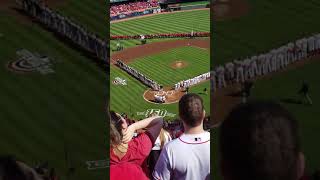 Reds vs Pirates Opening Day 2019 National Anthem With F16s FlyOver