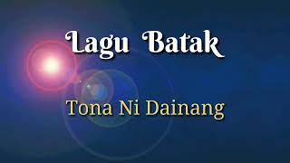 Lagu Batak_ Tona Ni Dainang