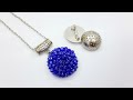 Köstebek Kolye Yapımı Cevşenli || Crystal Necklace Making || #tutorial