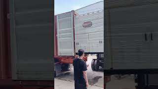 How to load the thermoforming machine into the container?