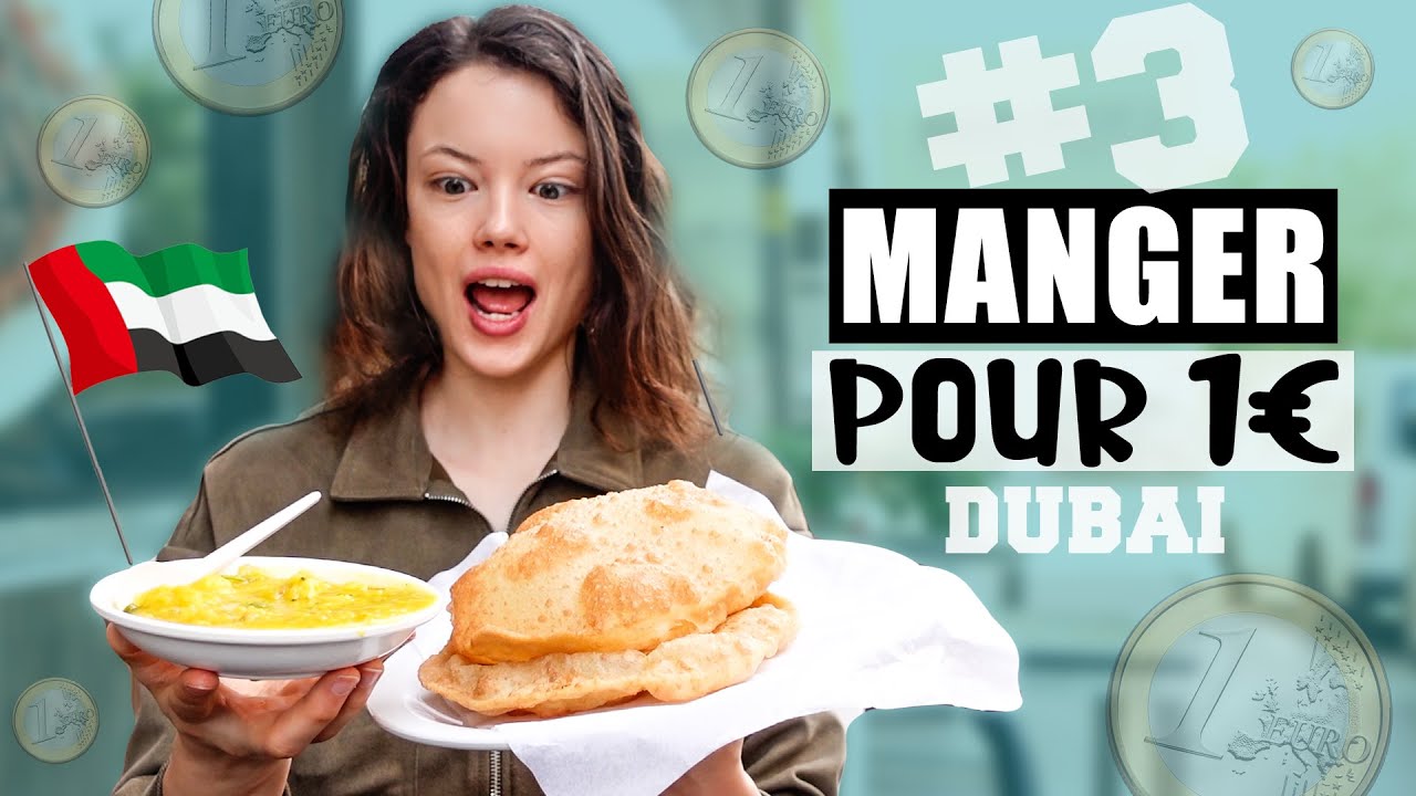 JE MANGE (BEAUCOUP) À DUBAÏ POUR 1€ - ÉPISODE 3 (regarde, tu vas être bluffé) ! - Claire