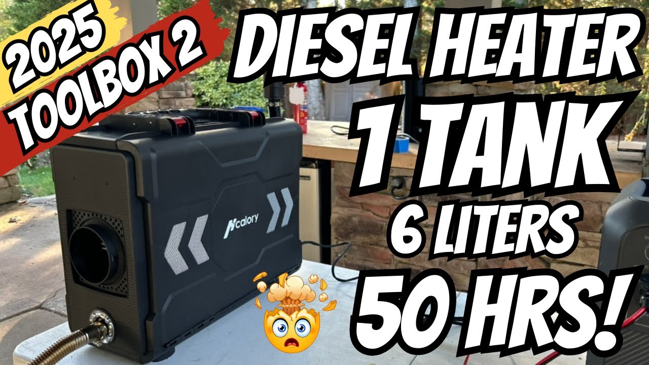 Innovative Design and CRAZY Fuel Efficiency! NEW Hcalory Toolbox 2 Diesel Heater changes EVERYTHING!