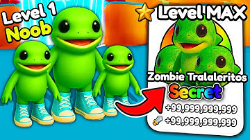 Starting Over as NOOB with Zombie Tralaleritos in Brainrot Zombie Evolution!