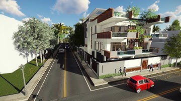 LUMION 3D RESIDENTIAL BUILDING WALKTHROUGH VIDEO
