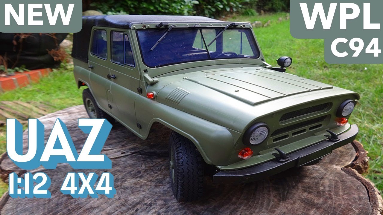 Ещё один шедевр! Новый WPL C94 UAZ: распаковка, тестирование и обзор!