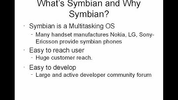 What is Symbian and Why is Symbian used