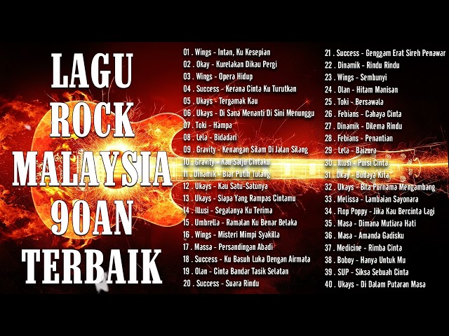 Lagu Jiwang Rock 80an dan 90an Terbaik - Lagu Slow Rock Malaysia 90an Terbaik - Rock Kapak Lama class=