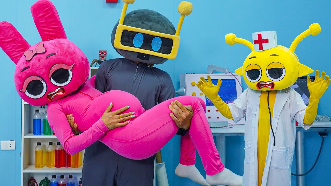 Доктор Саймон не может спасти Пинки?! 😵🤰 Кто поможет ей родить?! | Incredibox Sprunki в реальной ...