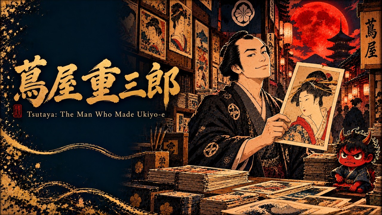 TSUTAYA JUZABURO 蔦屋重三郎 — The Man Who Made Ukiyo-e (Groovy