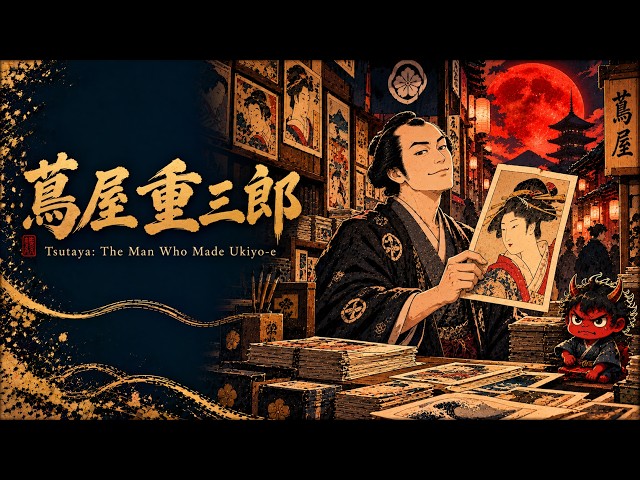 TSUTAYA JUZABURO 蔦屋重三郎 — The Man Who Made Ukiyo-e (Groovy