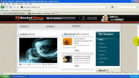 How To Create A Website With Joomla - YouTube.flv