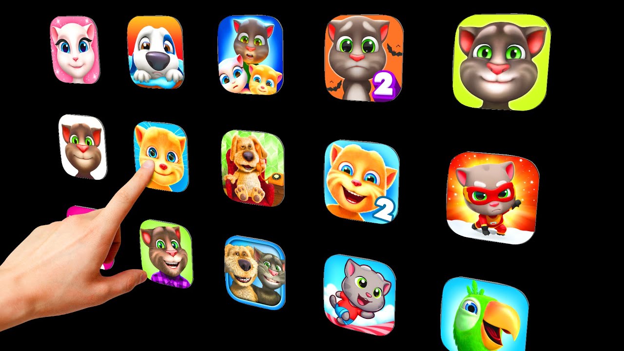 My Talking (Tom 2 + Baby Bunny + Masha + Tom Candy Run) YouTube