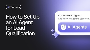 How to Set Up AI Agent for Lead Qualification? | Respond.io Video Guide
