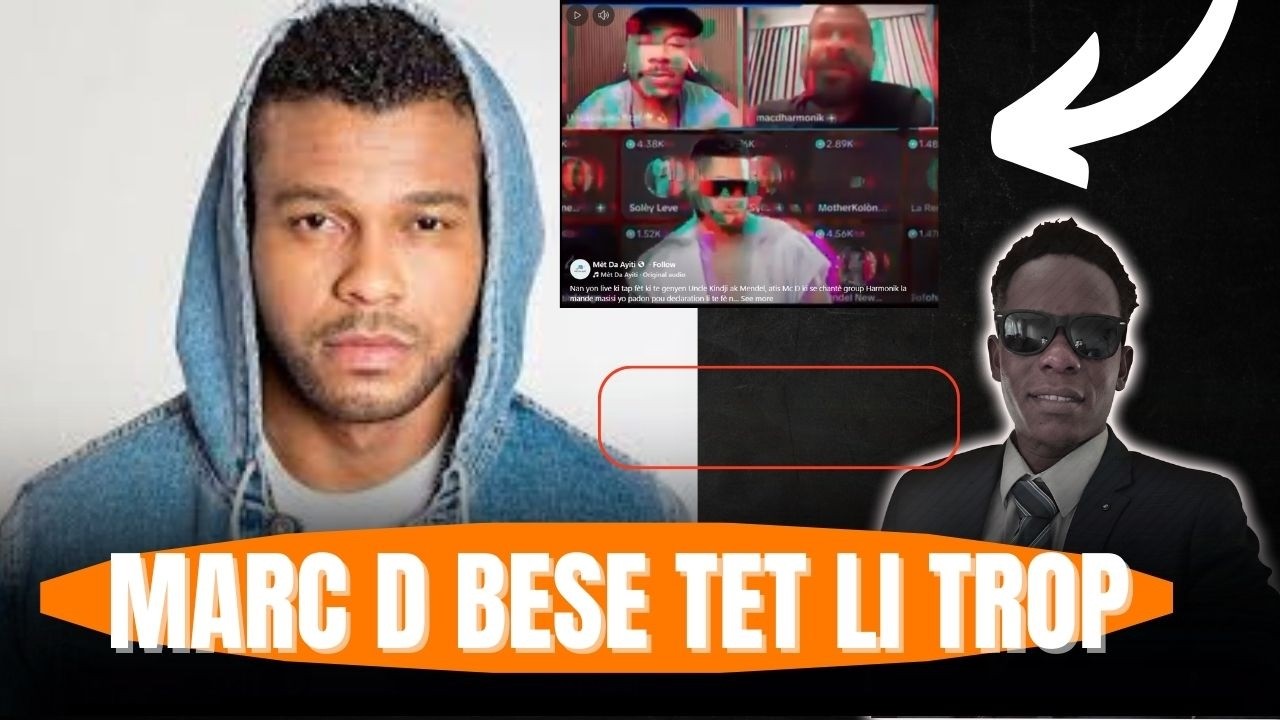 Marc D Bese tet li trop. ou fe moun we anba ou. yo di ma66 yo gen video ak photo Marc  D