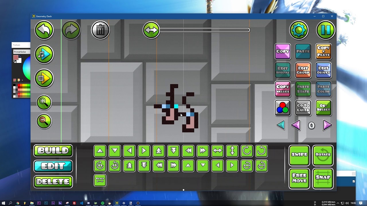 PIXEL ART IN GEOMETRY DASH! How to build them (Tutorial) YouTube