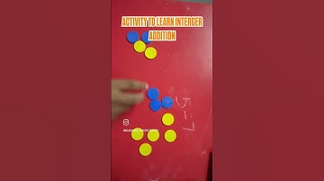 Activity to learn integers addition