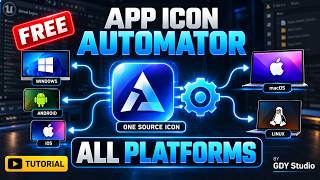 App Icon Automator Tutorial | One Icon for Windows, Android, iOS, Mac & Linux | Unreal Engine 5