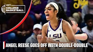 ANGEL REESE HAD HERSELF A GAME 👑 Double-double performance vs. Texas A&M | ESPN College Basketball