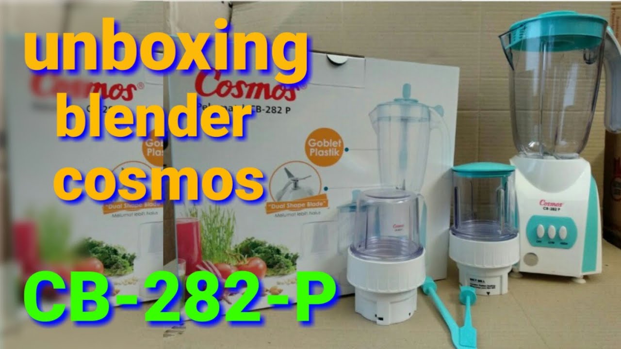 UNBOXING BLENDER COSMOS CB282P 3in1 YouTube