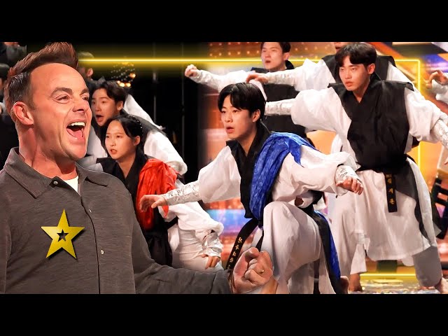 UNBELIEVABLE Martial Arts Audition Wins The Golden Buzzer on Britain's Got Talent! class=