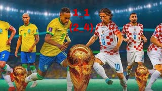 Brazil and Croatia quarter-final match, World Cup Qatar 2022, Croatia qualifies for the semi-finals