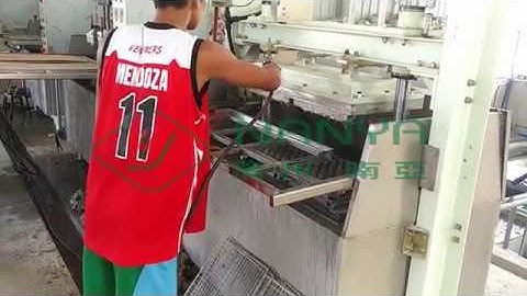 Small Manual Egg Tray / Egg Box Machine Paper pulp Molding Equipment