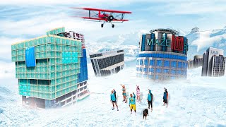 A MEGA TEMPESTADE DE NEVE NO GTA 5!